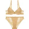 SHEKINI Completi Intimi da Donna Sexy Lingerie Push up Reggiseno e Slip in Pizzo Elegante Reggiseno con Ferretto Fisso Imbottitto Tracolla Regolabile