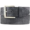 BELTINGER Cintura in morbido pelle bovina pieno fiore look vissuto 5 cm | cintura per jeans per uomo donna 50mm | cintura in pelle look vintage
