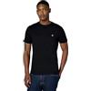 Brooks Brothers T-Shirt da Uomo a Maniche Corte in Cotone, Girocollo, con Logo, Nero, XX-Large