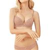 SHEKINI Completi Intimi da Donna Sexy Lingerie Push up Reggiseno e Slip in Pizzo Elegante Reggiseno con Ferretto Fisso Imbottitto Tracolla Regolabile