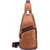 WeeDee Borsa a tracolla piccola borsa in pelle per donne uomini borsa a tracolla borse a tracolla zaino a tracolla resistente all'acqua