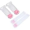 ztowoto Calze alte alla coscia, calze rosa con artigli di gattino 3D Calzini con zampa di gatto carino per ragazze Donne Cat Cosplay