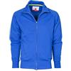 CHEMAGLIETTE! Felpa da Lavoro Maglia Felpata Cotone con Zip Intera Tasche Zip Payper Panama +, Colore: Royal, Taglia: XL