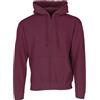 Fruit of the Loom Frutta of The Telaio Classic Felpa con Cappuccio Rot (Burgund) S