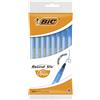 BIC Round Stic Penna a sfera, Blu, Sacchetto da 8