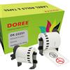 Doree DK-22251, rosso/nero su bianco, 62 mm x 15,24 m, autoadesivo, compatibile con Brother's QL-500 QL-570 QL-700 QL-720NW QL-800 QL-810W QL-820NWB QL-1100/1110 NWB. Confezione da 2