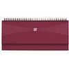 Agendepoint.it Planning Settimanale Agenda 2027 Da Tavolo 13x30cm Spiralato (2751 Bordeaux, Neutra)