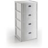 Stefanplast Cassettiera Elegance 4 cassetti bianco di Stefanplast