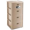 Stefanplast Cassettiera Elegance 4 cassetti Cashmere di Stefanplast