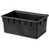 Stefanplast Contenitore Rettangolare Lt 180 Nero di Stefanplast