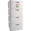 Stefanplast Cassettiera Domus 4 Cassetti Dust White di Stefanplast