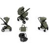Cam Trio Zac Verde Salvia con Seggiolino Auto Relax I-size di Cam