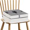 Taeku Rialzo da Sedia per Bambini, Regolabile 3 Punto Cintura Cuscino di Seat Bambini Impermeabile Sedia Portatile di Seat Elevation (PU)