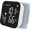 SGZIOO Misuratore Pressione da Polso, Misura Pressione da Polso, Misuratore di Pressione da Polso con Grande Display LCD Portatile, Funzione di Avviso Aritmie Cardiache, Bracciale Regolabile