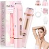 Vzyndir Rasoio Elettrico Donna,2 in 1 Rasoio Donna Elettrico,Epilatore Elettrico,Rasoio Elettrico Parti Intime,con Display LED,Uso Bagnato e Asciutto,IPX7,per Bikini Ascelle Gambe Braccia E Viso
