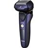 Panasonic ES-LV67 - Rasoio elettrico a 5 lame Wet and Dry per uomo (blu navy e nero) (attacco con spina del Regno Unito a 2 pin)