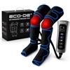ECO-DE ECODE Pressoterapia Linfodrenaggio Massaggio Linfatico Drenante per Circolazione, Vene Varicose e Ritenzione Idrica Gambe Gonfie, Piedi, Polpacci e Caviglie - Gambali con Massaggiatore Linfodrenante
