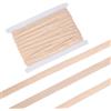 letsinstyle 25 iarda 0.39 Pollici di Larghezza Fascia Elastica in Silicone Antiscivolo, Nastro Antiscivolo in Gomma Elastica, Nastro Elastico Beige per Progetti di Cucito di Indumenti