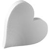 Dream' s Party Cuore in POLISTIROLO - Base per Torte e Dolci o Topper Finti - Base Cuore in POLISTIROLO espanso - Ideale da riverstire in Pasta di Zucchero ECC. - Altezza 5cm (L 50cm)
