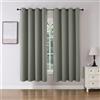 Joydeco Tende Oscuranti Lunghe 183 cm 2 Pannelli Set, Tende Lunghe e Termicamente Isolanti 2 Burg, Tende Oscuranti con Occhielli per Camera da Letto, Soggiorno, Finestra (Verde Salvia, L52 x P183 cm)