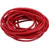 PATIKIL Cordino Cuoio in Pelle Stringa Rotonda 3 mm x 5.5 Iarde Rosso