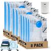 Boxlegend 8 Pezzi Sacchetti Sottovuoto Vestiti Viaggio Con Pompa Elettrica