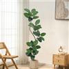 Fairblo 180 cm Piante Finte da Interno Artificiale Ficus Lyrata con Vaso
