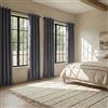 PONY DANCE Tende Oscuranti per Interni 4 Pezzi L140 x A240 cm, Grigio | Termiche Isolanti Caldo e Freddo, per Camera da Letto, con Anelli, Blackout, Privacy, Anti-UV, OEKO-TEX, Moderne