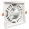Silamp Ghiera portafaretto AR111 orientabile 20w completa di faretto LED
