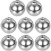 PATIKIL Dado Sfera M5x25mm 8pz Filettatura Femmina 304 Acciaio Inox Argento | Tondo Coprivite A Foro Cieco, Per Illuminazione, Macchinari DIY, Decorazione