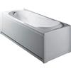Without Brand / Generic VASCA RETTANGOLARE SENZA IDROMASSAGGIO C/PANNELLI MOD. DIAMANTE cm. 150 x 70