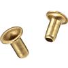 PATIKIL 2mm x 4mm Attraverso Foro Vuoto Rivetto, 200pz Rame Vuoto Rivetti Occhielli Doppio -side Circuito Scheda PCB