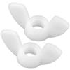 Yudesun 10-40Pz Ferramenta Elementi a Fissaggio Nylon Dadi ad Alette Galletto Viti Tappo Bulloni Mano Serrare Plastica Dadi a Farfalla M3-M12