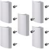 SOTECH 5 x maniglia 85 x 40 x 20 mm per porta balcone SEJA II alluminio | anodizzato per patio BA 48 mm