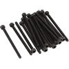 PATIKIL M2.5x40 Esagonale Spina Testa Zigrinato Cappuccio Vite Bullone, 20pz 12.9 Lega Acciaio Viti