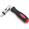 tooloflife Cacciavite a cricchetto reversibile, 1/4 pollice esagonale, multiuso, regolabile a 180°, strumento di riparazione reversibile per fai-da-te, manutenzione domestica