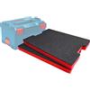 Shadow Foam Easy Peel - Inserto L-Boxx [Rosso 30 mm confezione doppia] Schiuma personalizzabile per Bosch/Sortimo L-BOXX Systems | Ideale per organizzatori Lean, 5S, Kaizen e Custom