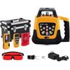 H-YEEU Laser rotante a 360°, 500 m, IP54, autolivellante, con ricevitore
