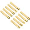 PATIKIL 30mm+6mm M3 Viti Fissaggio 40pz Ottone Esagonali PCB Fissaggio Dadi per Schede Madri Custodie Computer Schede Circuito Elettronici Tonalità Oro