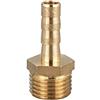 TopHomer 1 pezzo BSP raccordo tubo in ottone spina raccordo 6 mm/8 mm/10 mm/12 mm/16 mm/19 mm/25 mm, coda barbata tubo maschio BSP filettatura esterna adattatore