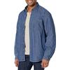 Wrangler Authentics Long Sleeve Heavyweight Fleece Shirt Camicia Button-Down Uomo (Pacco da 1)
