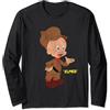 Looney Tunes Elmer Distressed Maglia a Manica