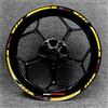 SDFNJ Cerchioni Adesivo Adesivi Per Cerchi Moto Catarifrangenti Notturni Per Per Yamaha YZF R125 YZF-R125 YZFR125 Per Pellicole Decorative Moto Mozzo Ruota Adesivi Set Completo(Colore 18)