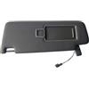 RIOVOEE Aletta Parasole Lato Per VW Per GOLF 7 7.5 Per POLO 2013+ 1/2 PZ Visiera Parasole Nera 5G0857551 5G0857552 Visiera Parasole Interna Per Auto Visiera Parasole Visiere Parasole(Left-Black)