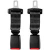 Generic Accessorio universale regolabile per auto, 23 cm, nero, confezione da 2