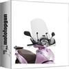MOTOTOPGUN givi parabrezza trasparente 1125a + attacco compatibile con honda sh mode 125 2013 2014 2015 2016 2017 2018 2019 2020 MOTOTOPGUN