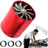 Generic Turbina Di Aspirazione 'aria Per Auto - Ventola Di Aspirazione 'aria Per Auto, Turbina Di Aspirazione 'aria Per Auto | Ventola Per Tubo Di Aspirazione Aria Fredda Doppia Turbocompressore D