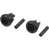 Serenophile 2 ganci per mensole per bagagliaio, compatibili con renault per clio per megane per laguna R21 R25, ganci di ricambio neri per bagagliaio posteriore