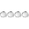 HWBZDPZQD 4 pezzi 75 mm universale in plastica ABS coprimozzo ...