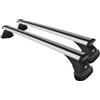 Farad Barre portatutto Aerodynamic Silver in alluminio della Farad con kit Lux compatibile con Suzuki Swift 5 porte anno 2010-2017 senza corrimano